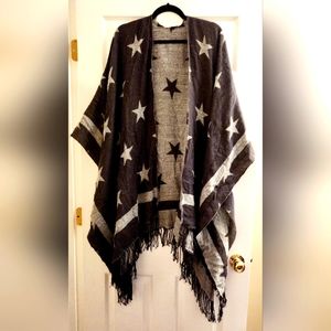 Torrid Reversible Star Poncho